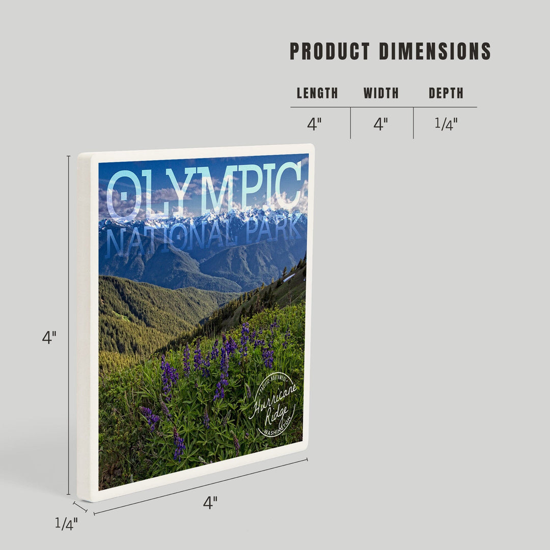 Olympic National Park, Washington, Hurricane Ridge, Deer Park, Lupine Press, Coasters Coasters Lantern Press 