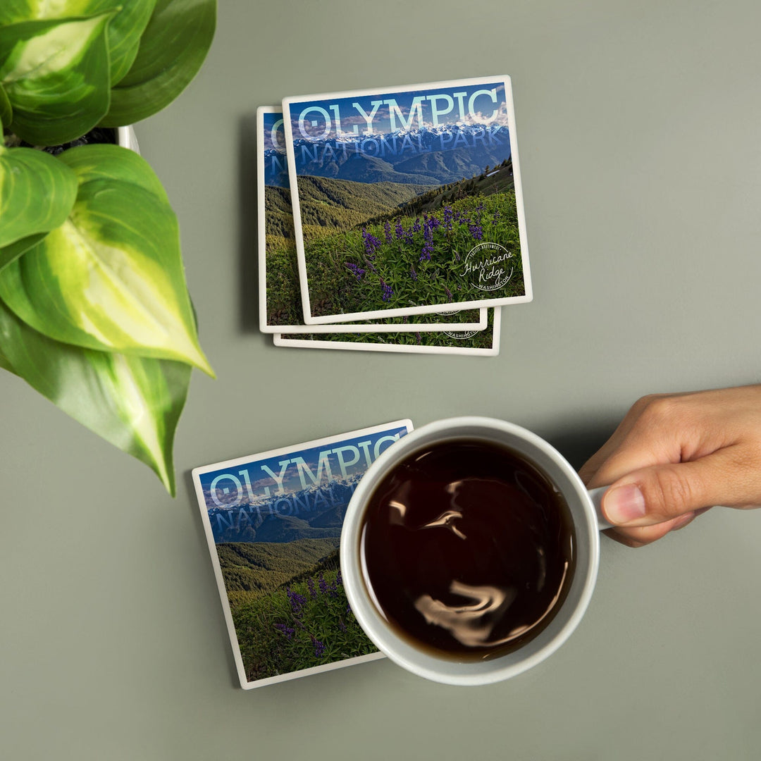 Olympic National Park, Washington, Hurricane Ridge, Deer Park, Lupine Press, Coasters Coasters Lantern Press 