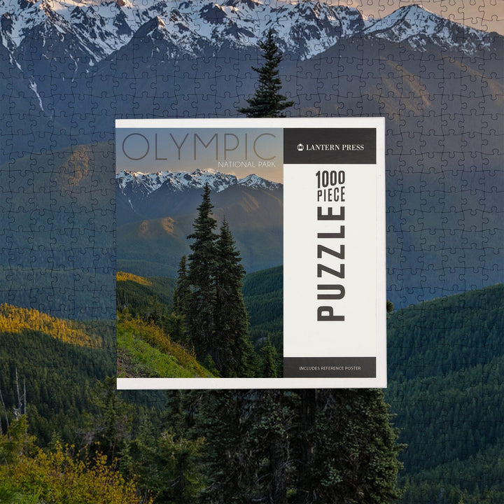 Olympic National Park, Washington, Hurricane Ridge, Jigsaw Puzzle Puzzle Lantern Press 