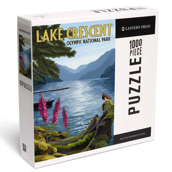 Olympic National Park, Washington, Lake Crescent, Jigsaw Puzzle Puzzle Lantern Press 