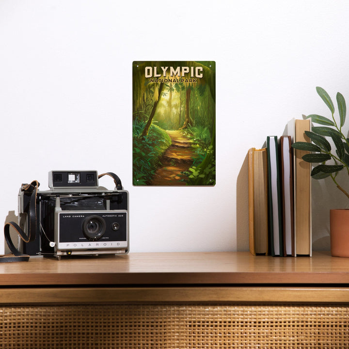 Olympic National Park, Washington, Oil Painting, Metal Signs Metal Lantern Press 