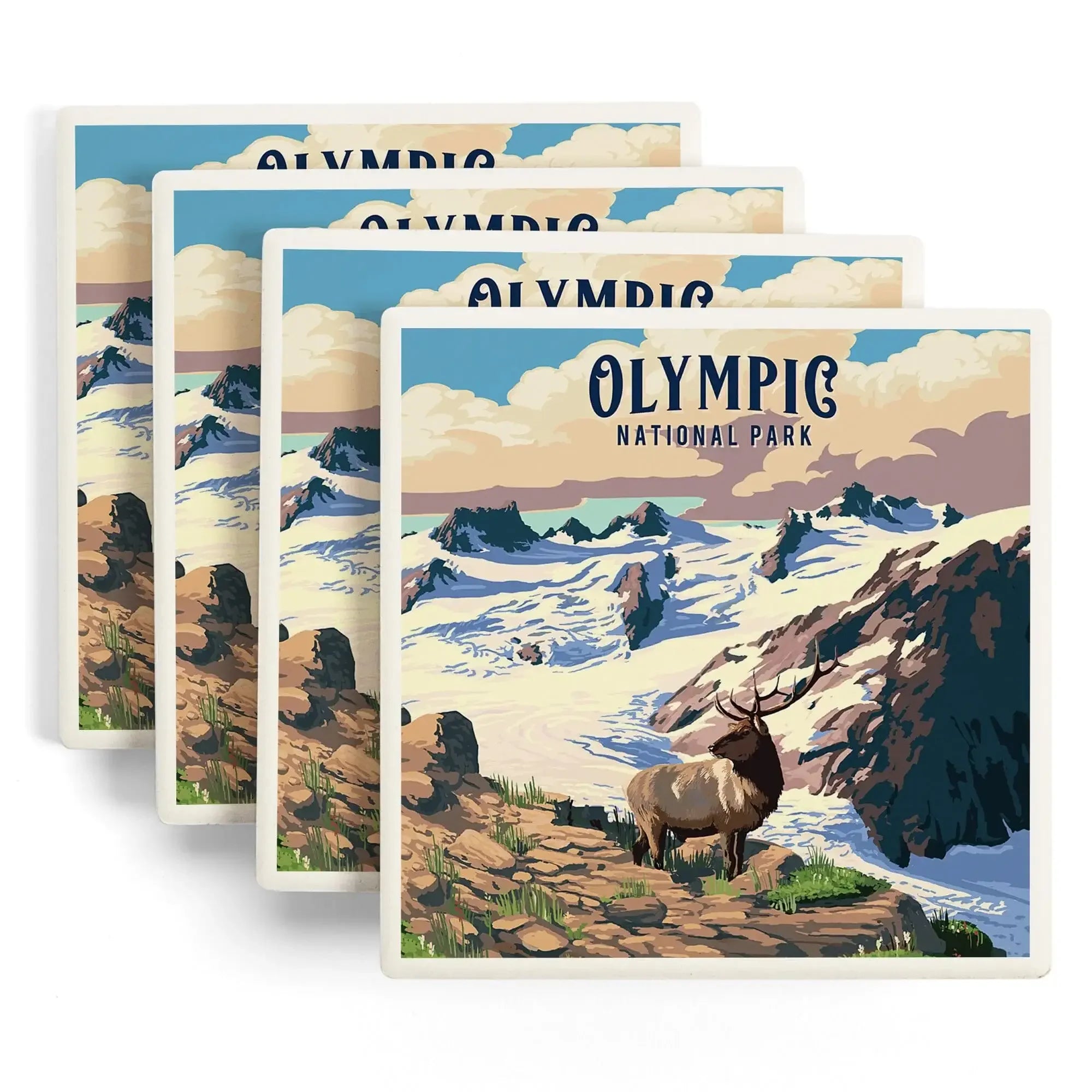 Olympic National Park, Washington, Painterly National Park Series