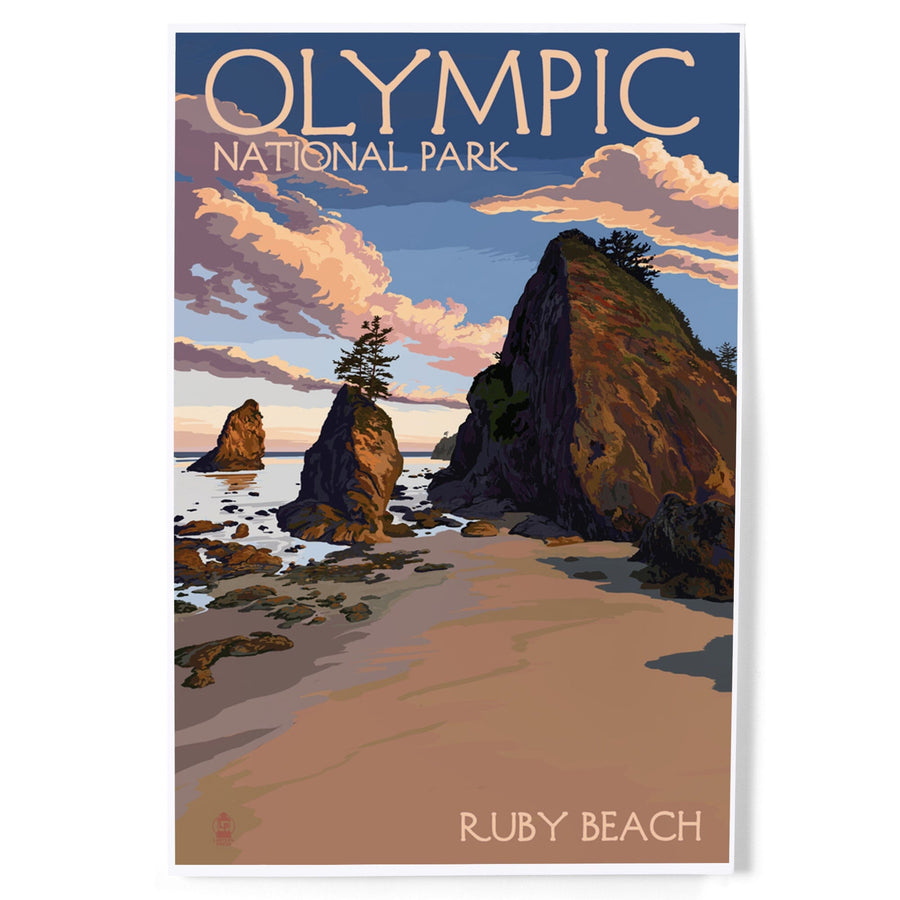 Olympic National Park, Washington, Ruby Beach, Art & Giclee Prints Art Lantern Press 