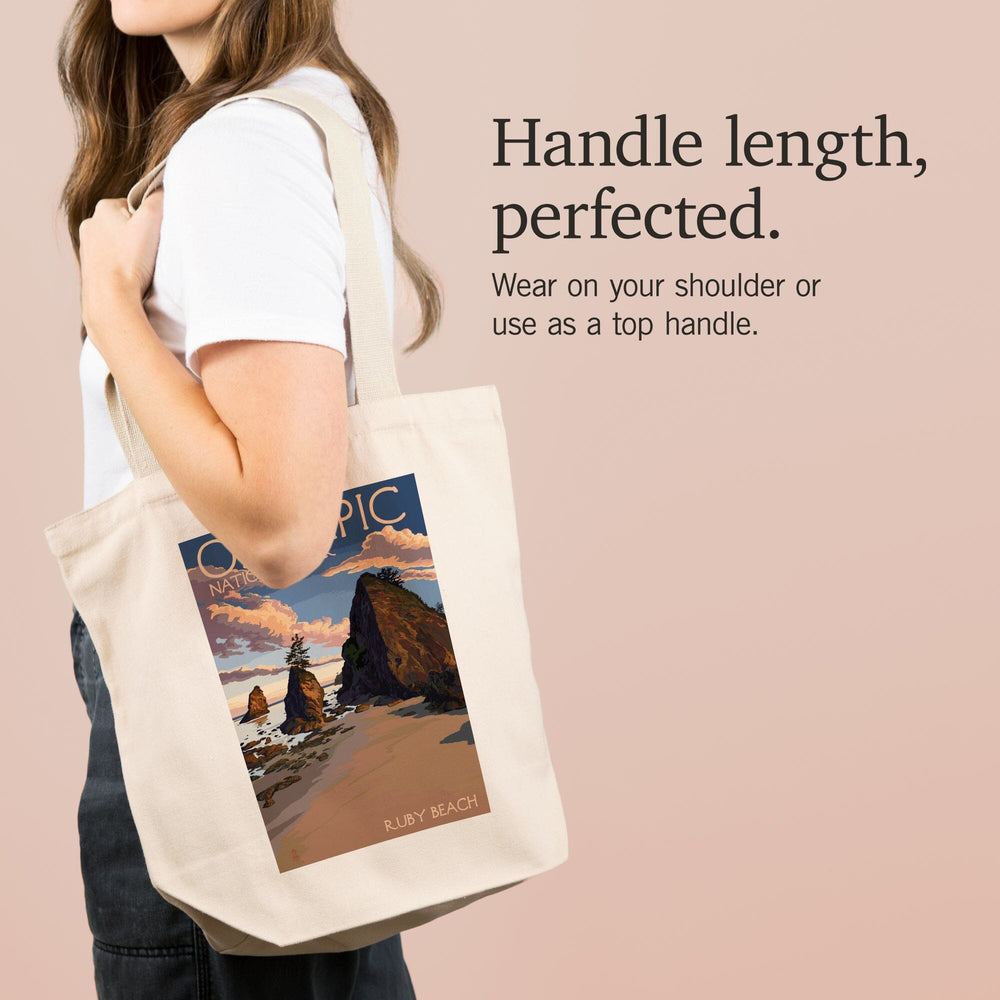 Olympic National Park, Washington, Ruby Beach, Tote Bag Totes Lantern Press 