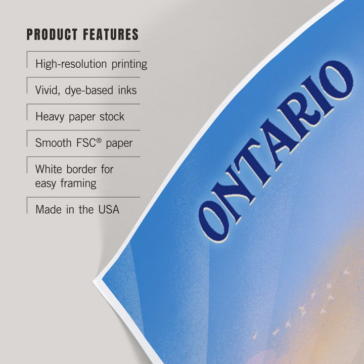 Ontario, Lithograph, Bear Family in Field, Art & Giclee Prints Art Lantern Press 
