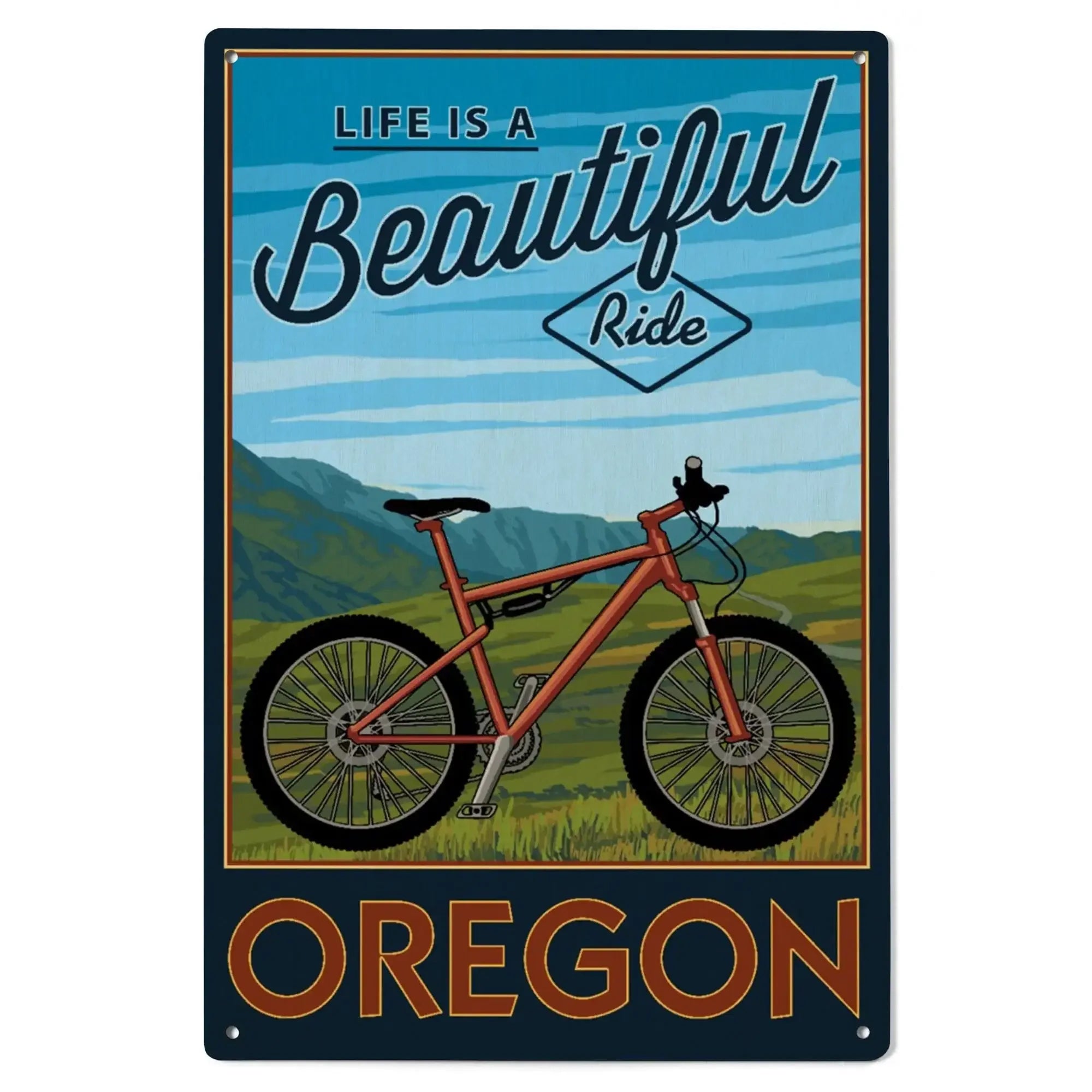 Oregon, Life is a Beautiful Ride, Mountain Bike Scene, Lantern