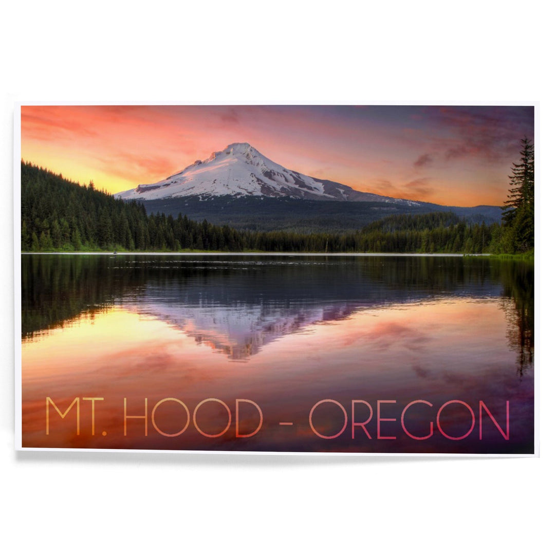 Oregon, Mt. Hood, Art & Giclee Prints Art Lantern Press 
