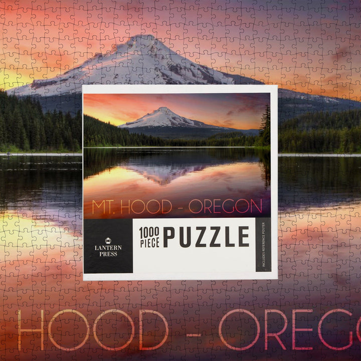 Oregon, Mt. Hood, Jigsaw Puzzle Puzzle Lantern Press 