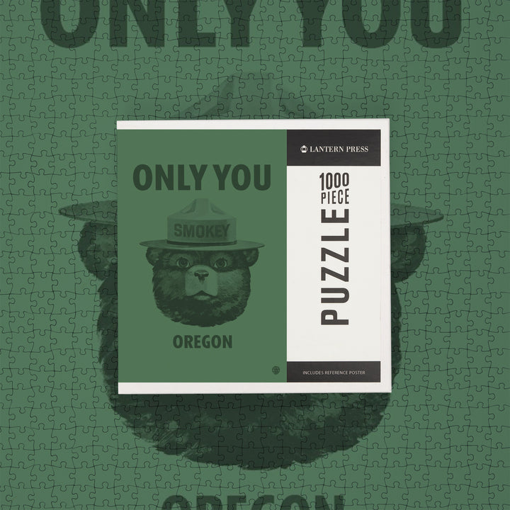 Oregon, Smokey Bear, Only You, Jigsaw Puzzle Puzzle Lantern Press 
