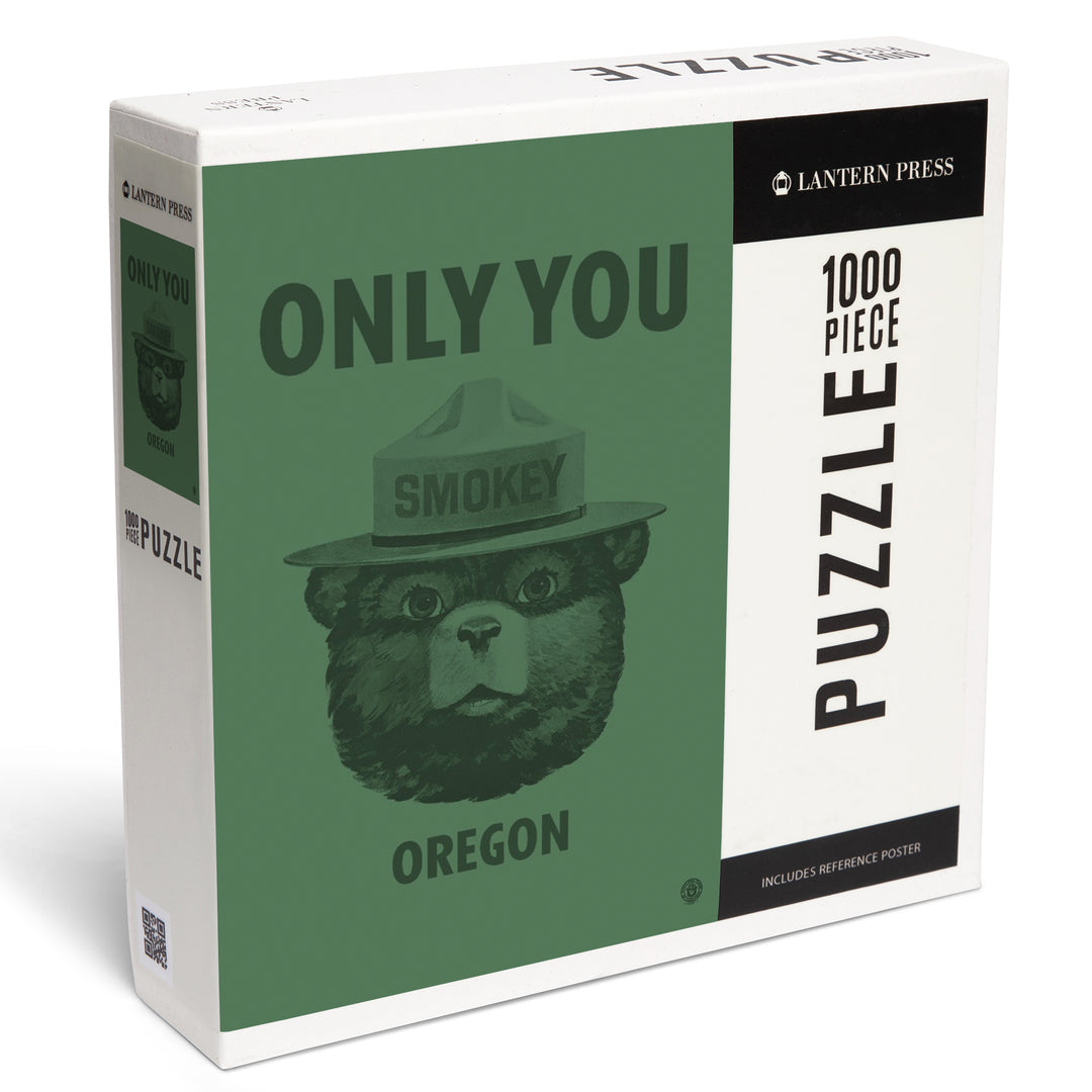 Oregon, Smokey Bear, Only You, Jigsaw Puzzle Puzzle Lantern Press 