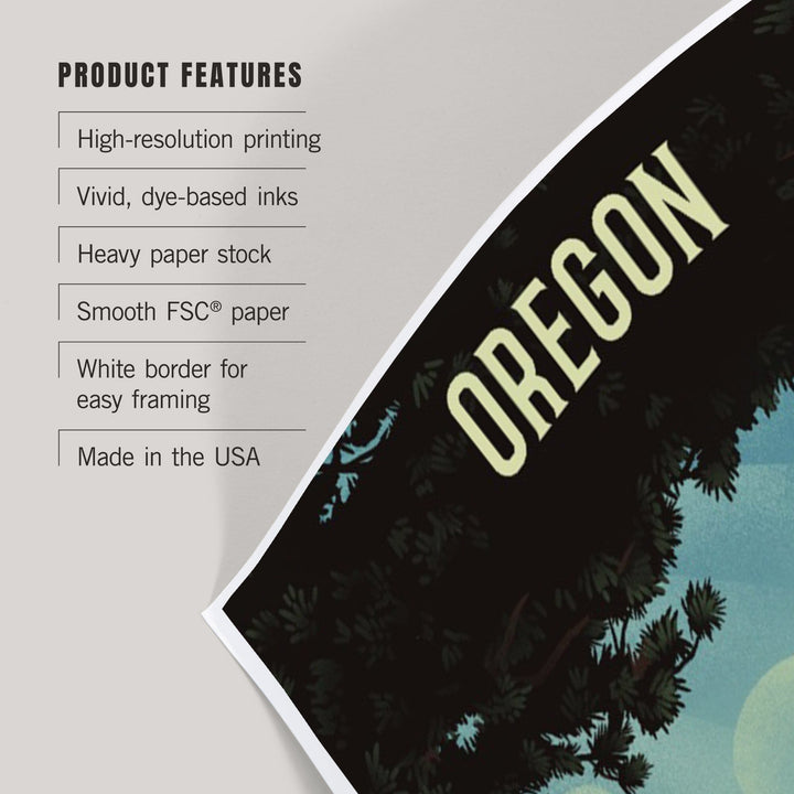 Oregon, Today's Office, Coastal Series, Hammock on Beach, Art & Giclee Prints Art Lantern Press 
