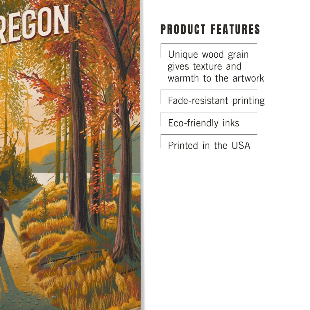 Oregon, Walk in the Woods, Day Hike, Wood Signs and Postcards Wood Lantern Press 