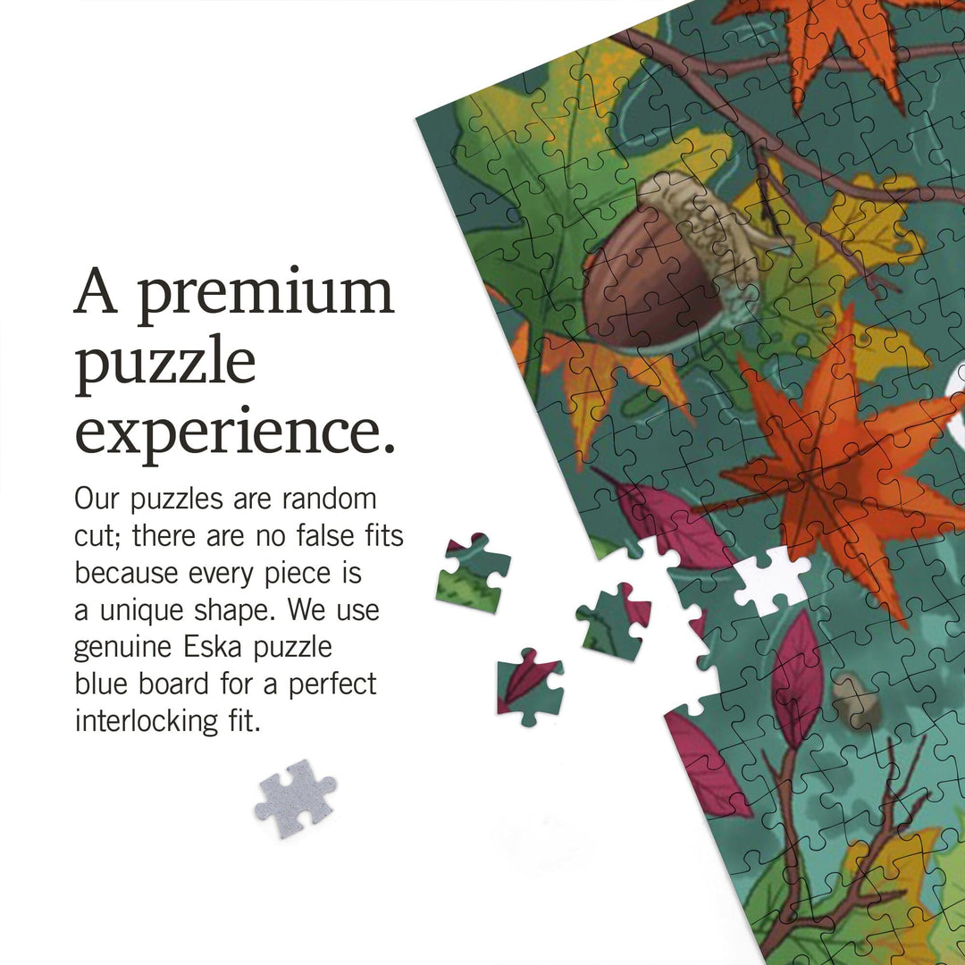 Outdoor Activity, Hiking Closeups, Fall Colors, Jigsaw Puzzle Puzzle Lantern Press 