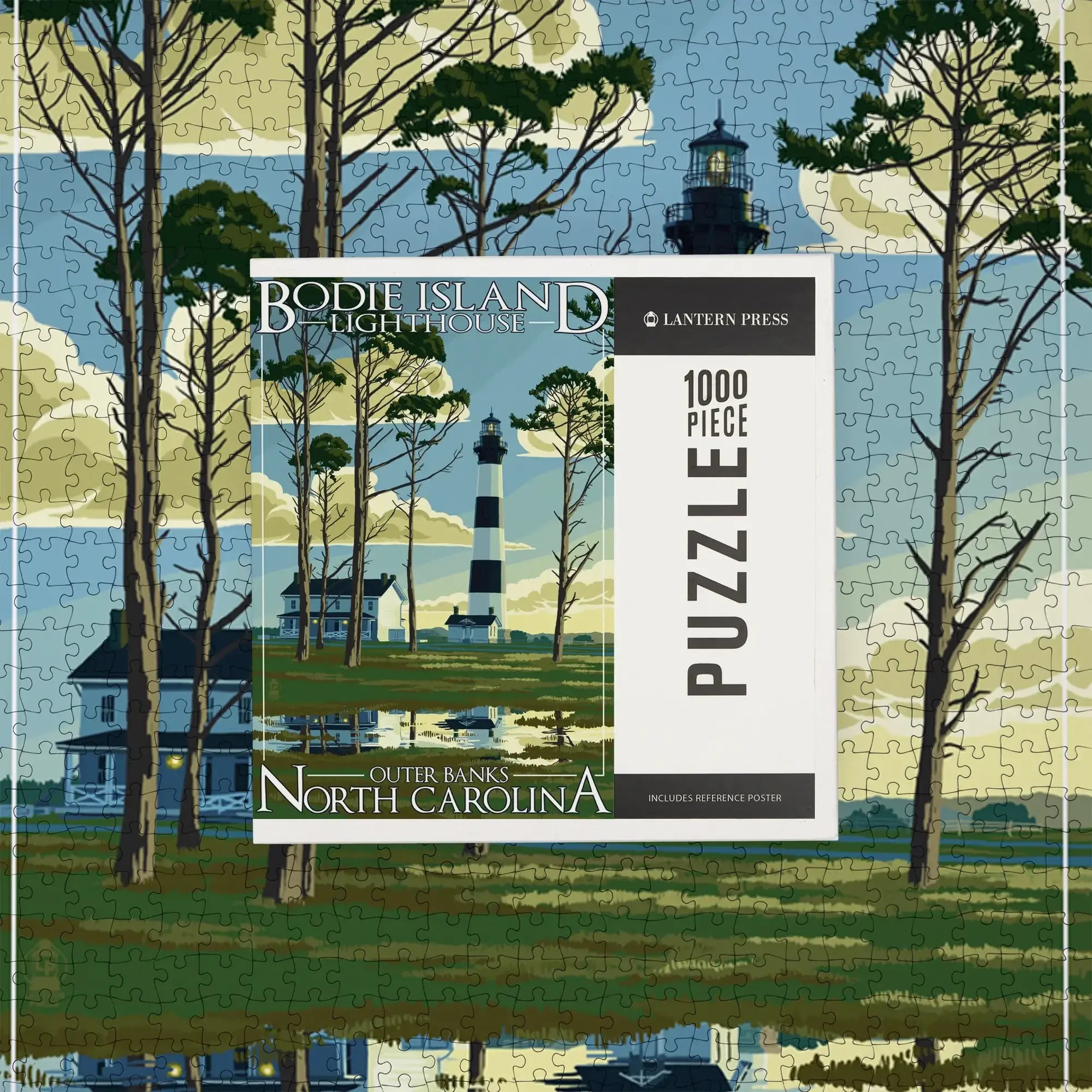 Outer Banks, North Carolina, Bodie Island Lighthouse, 1000 piece