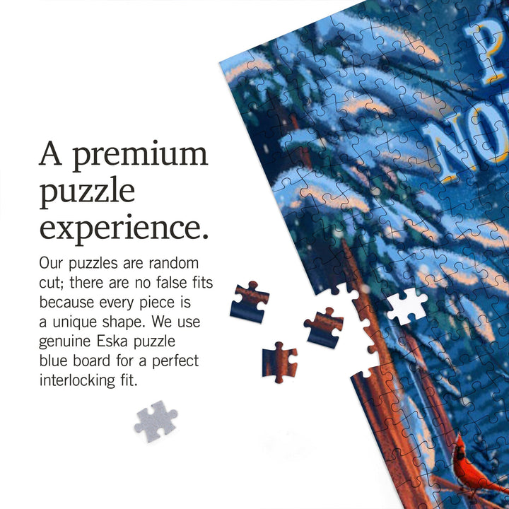 Pacific Northwest, Find Your Inner Squatch, Camping Bigfoot, Jigsaw Puzzle Puzzle Lantern Press 