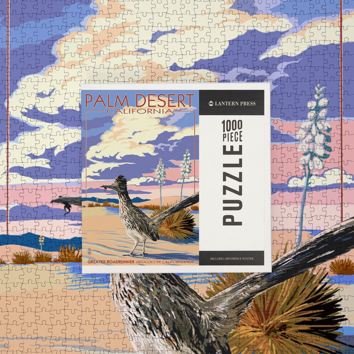 Palm Desert, California, Bird Scene, Jigsaw Puzzle Puzzle Lantern Press 