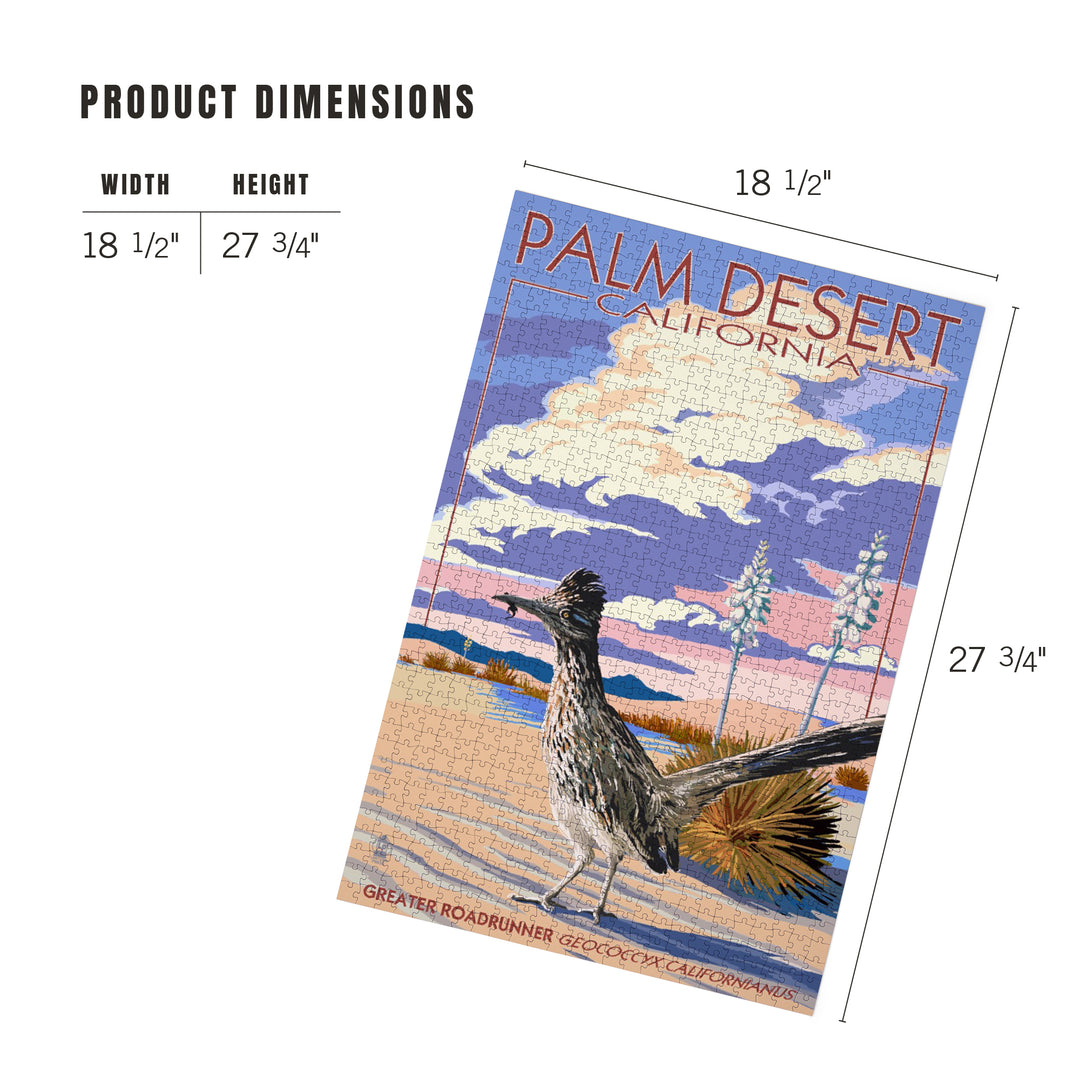 Palm Desert, California, Bird Scene, Jigsaw Puzzle Puzzle Lantern Press 