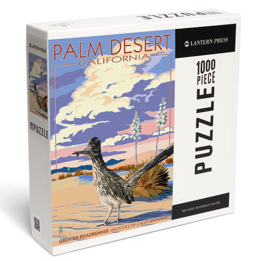 Palm Desert, California, Bird Scene, Jigsaw Puzzle Puzzle Lantern Press 