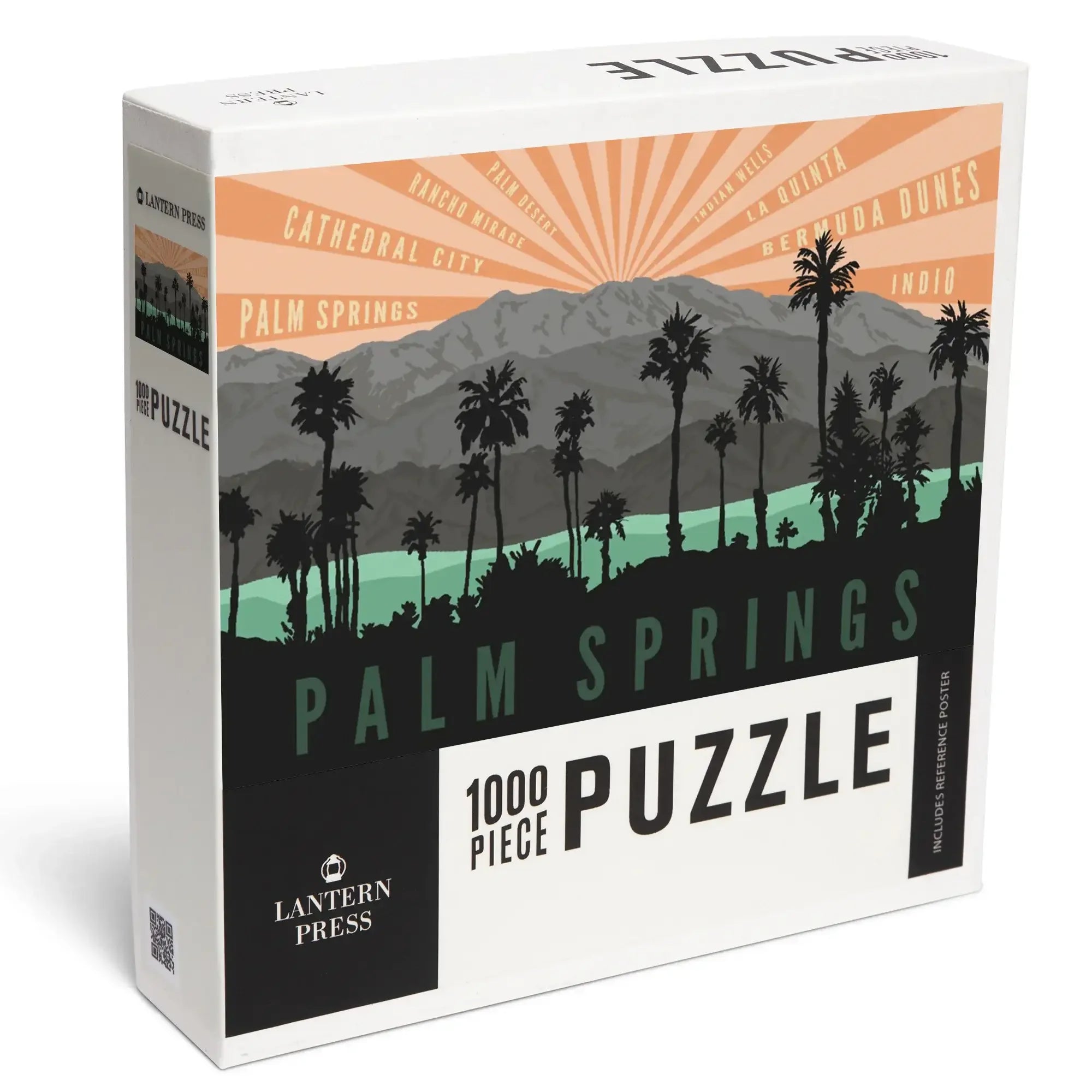 Palm Springs, California, Palm Trees and Mountains, 1000 piece