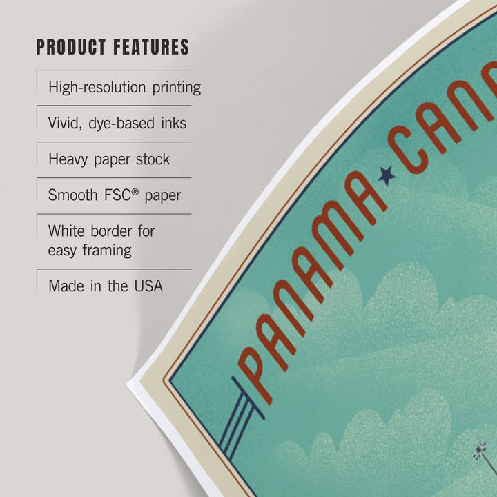Panama Canal, Litho, Art & Giclee Prints Art Lantern Press 