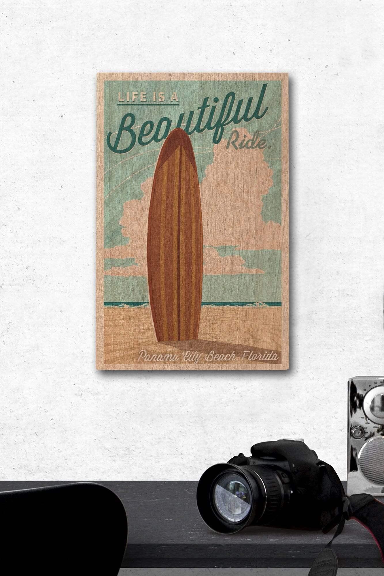 Panama City Beach, Florida, Life is a Beautiful Ride, Surfboard