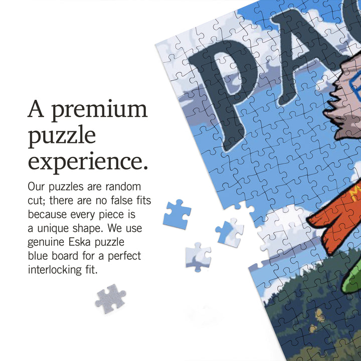 Paonia, Colorado, Destination Signpost, Jigsaw Puzzle Puzzle Lantern Press 