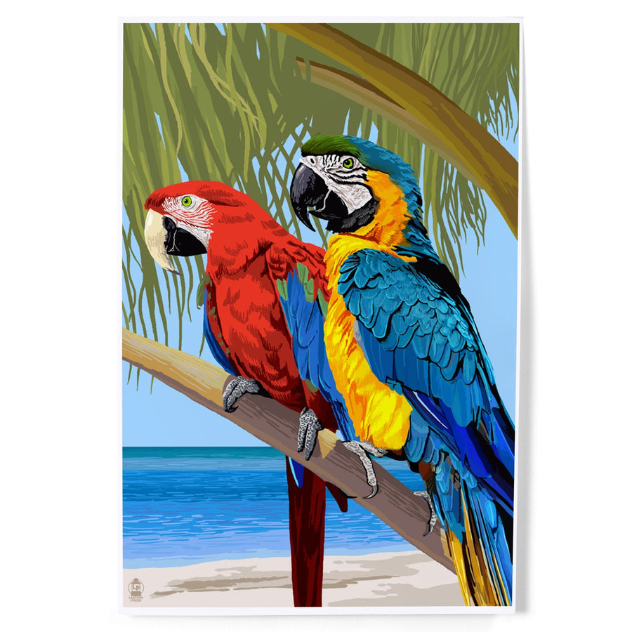 Parrots, Art & Giclee Prints Art Lantern Press 
