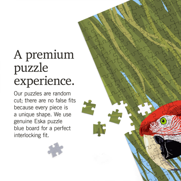 Parrots, Jigsaw Puzzle Puzzle Lantern Press 
