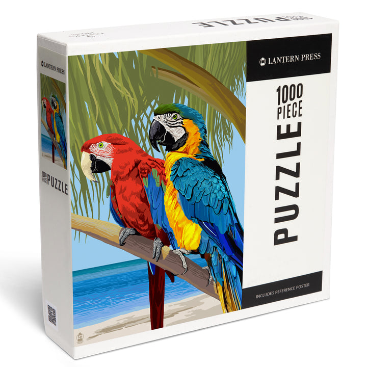 Parrots, Jigsaw Puzzle Puzzle Lantern Press 