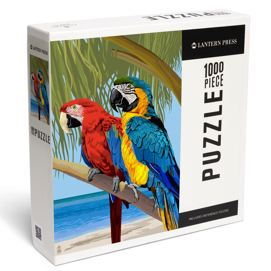 Parrots, Jigsaw Puzzle Puzzle Lantern Press 