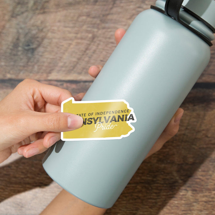 Pennsylvania, State Pride, Vinyl Sticker Sticker Lantern Press 