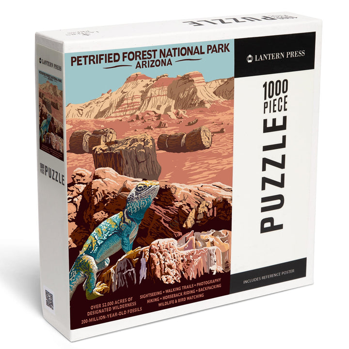 Petrified Forest National Park, Arizona, Jigsaw Puzzle Puzzle Lantern Press 