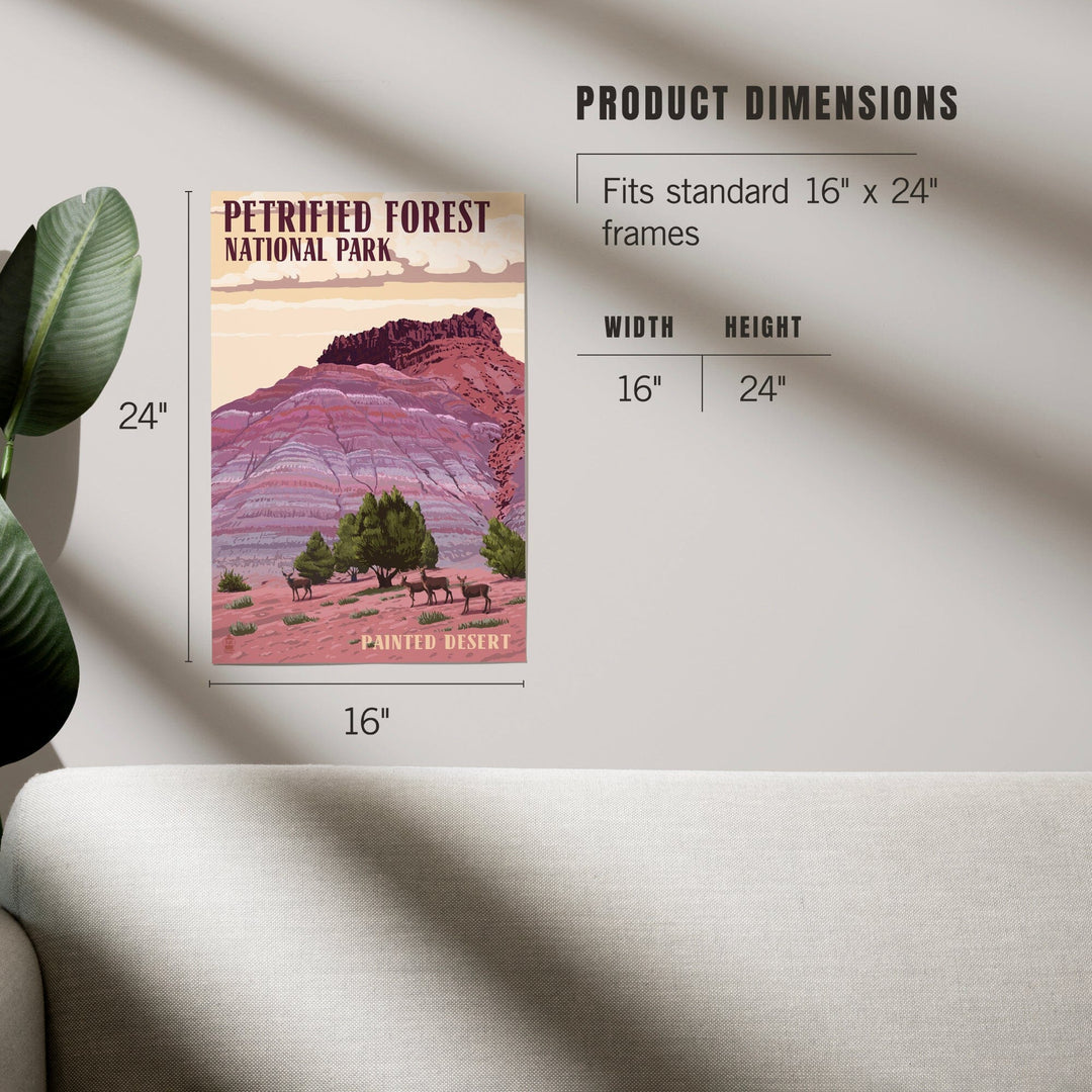 Petrified Forest National Park, Arizona, Painted Desert, Art & Giclee Prints Art Lantern Press 
