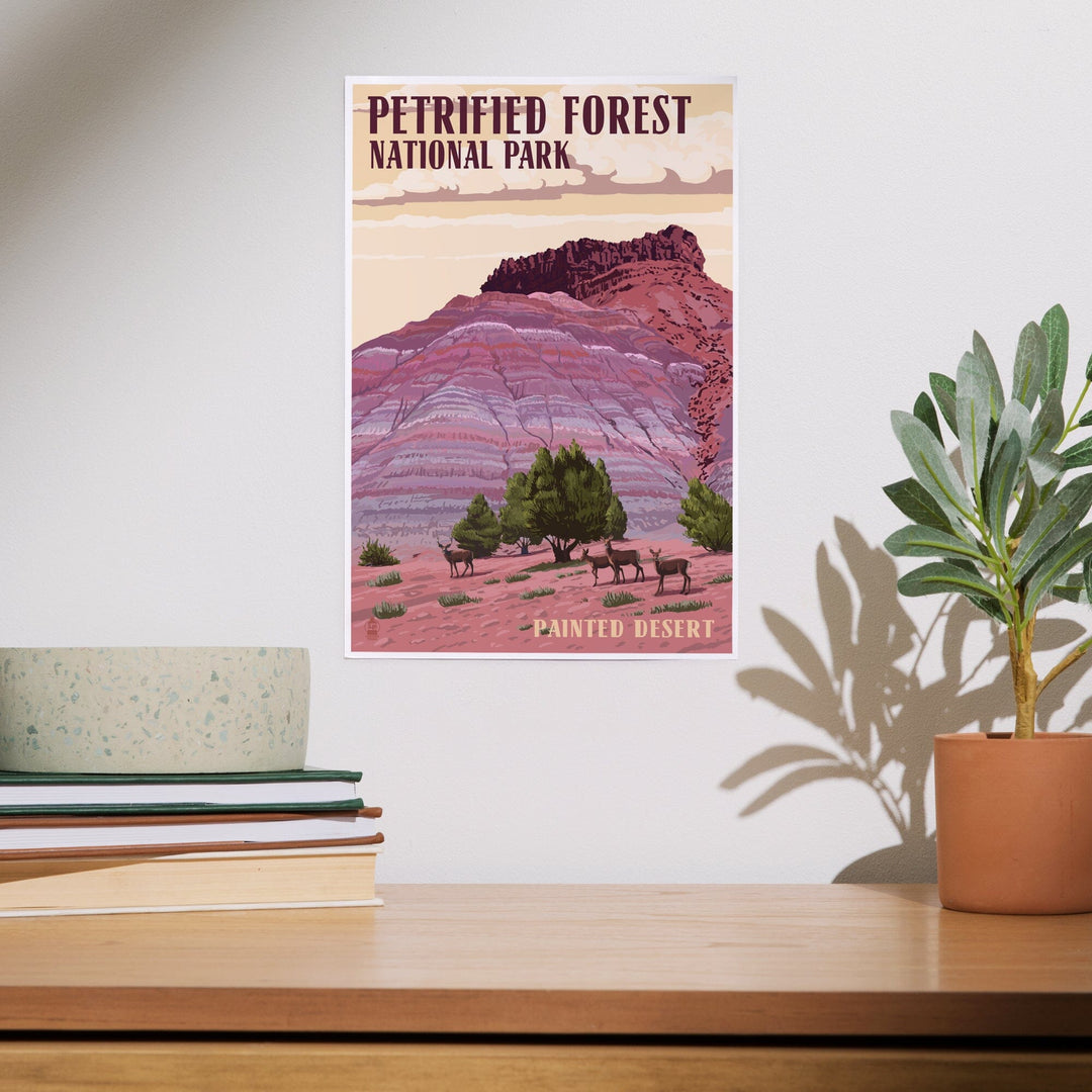 Petrified Forest National Park, Arizona, Painted Desert, Art & Giclee Prints Art Lantern Press 