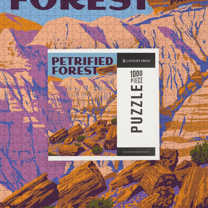 Petrified Forest National Park, Explorer Series, Jigsaw Puzzle Puzzle Lantern Press 