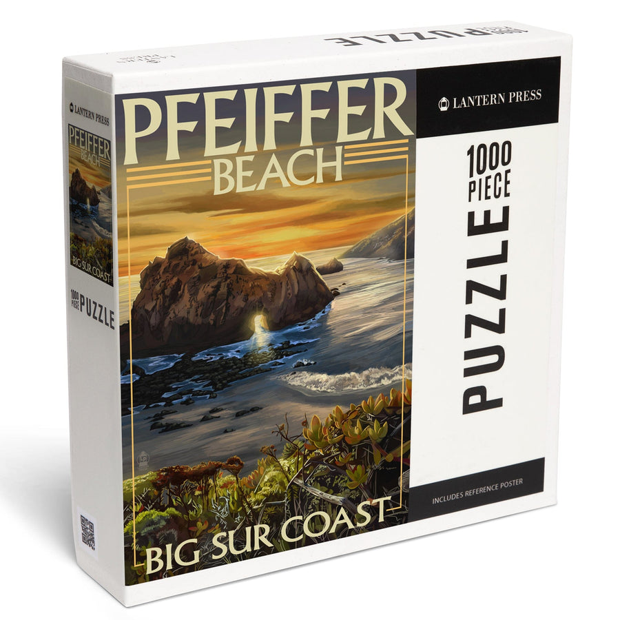 Pfeiffer Beach, California, Jigsaw Puzzle Puzzle Lantern Press 
