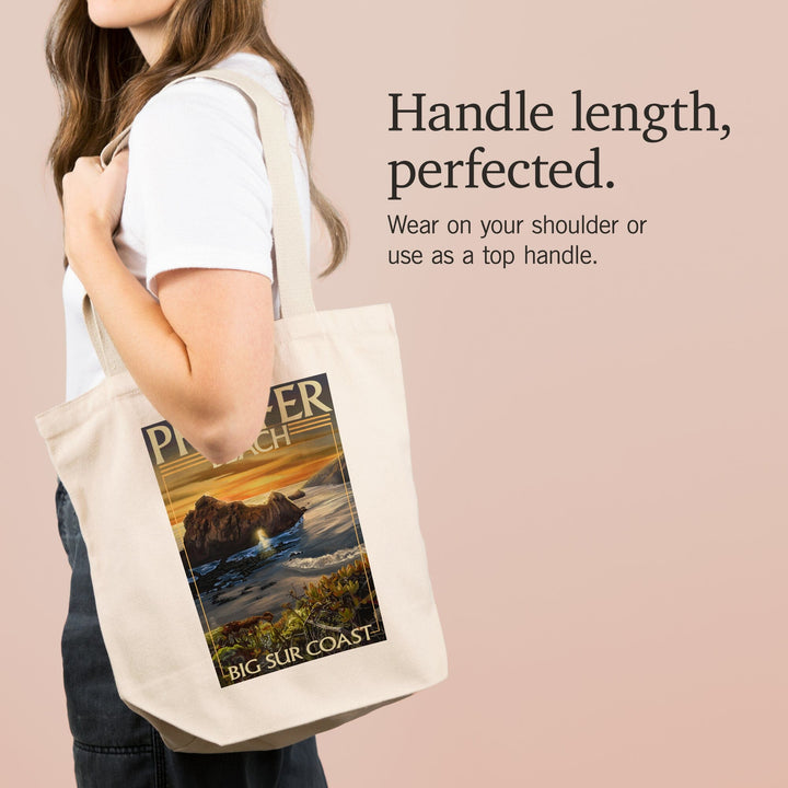 Pfeiffer Beach, California, Tote Bag Totes Lantern Press 