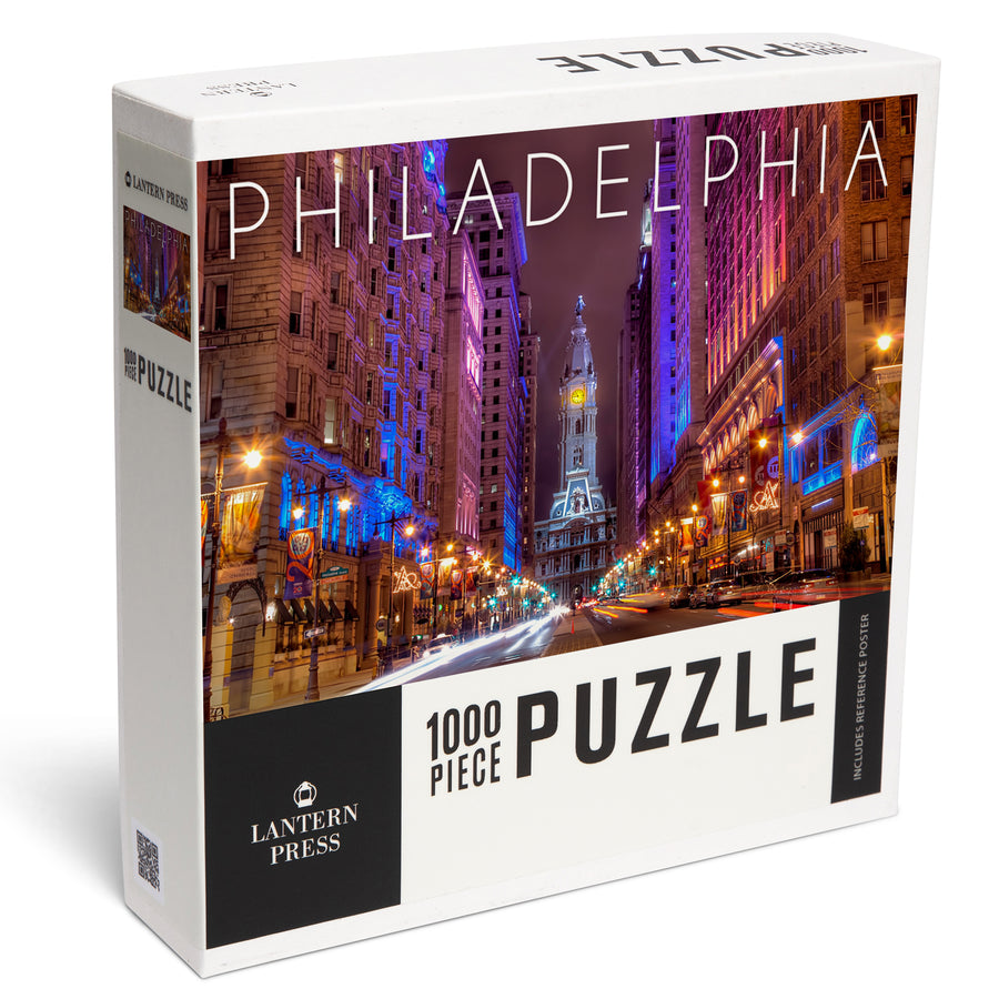 Philadelphia, Pennsylvania, City Hall, Jigsaw Puzzle Puzzle Lantern Press 