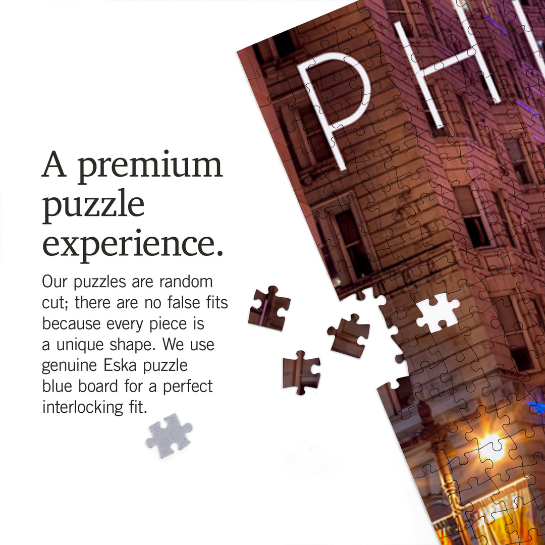 Philadelphia, Pennsylvania, City Hall, Jigsaw Puzzle Puzzle Lantern Press 