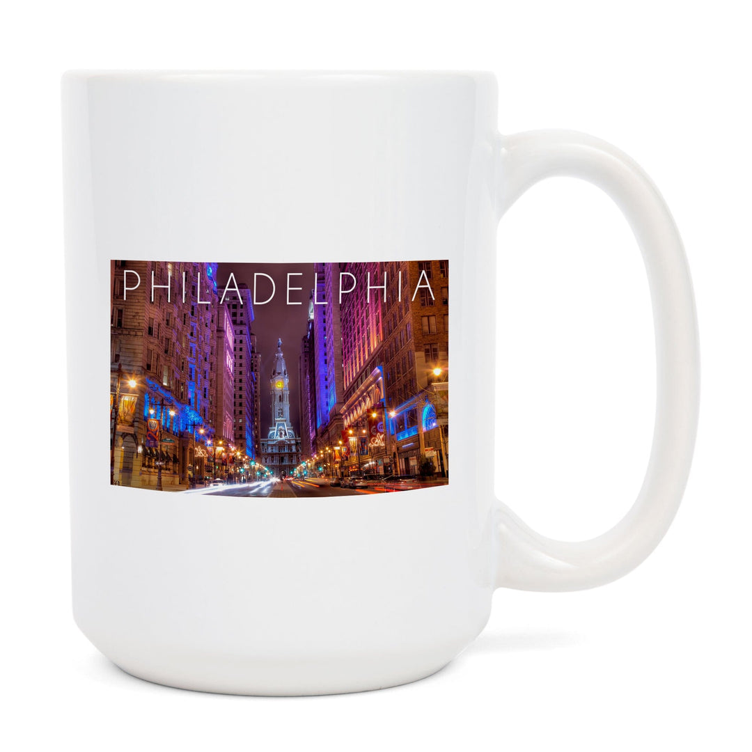 Philadelphia, Pennsylvania, City Hall, Lantern Press Photography, Ceramic Mug Mugs Lantern Press 