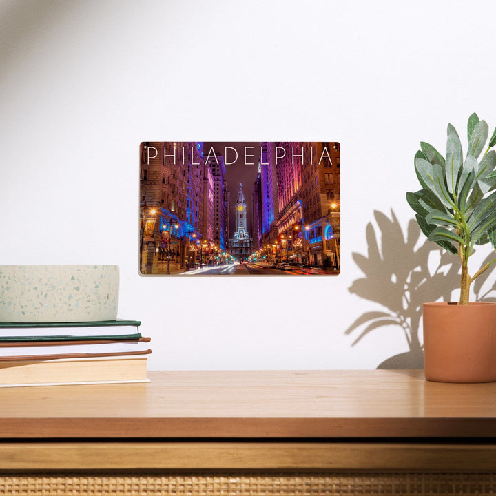 Philadelphia, Pennsylvania, City Hall, Lantern Press Photography, Wood Signs and Postcards Wood Lantern Press 