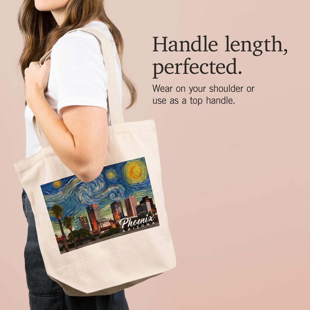 Phoenix, Arizona, Starry Night Series, Tote Bag Totes Lantern Press 