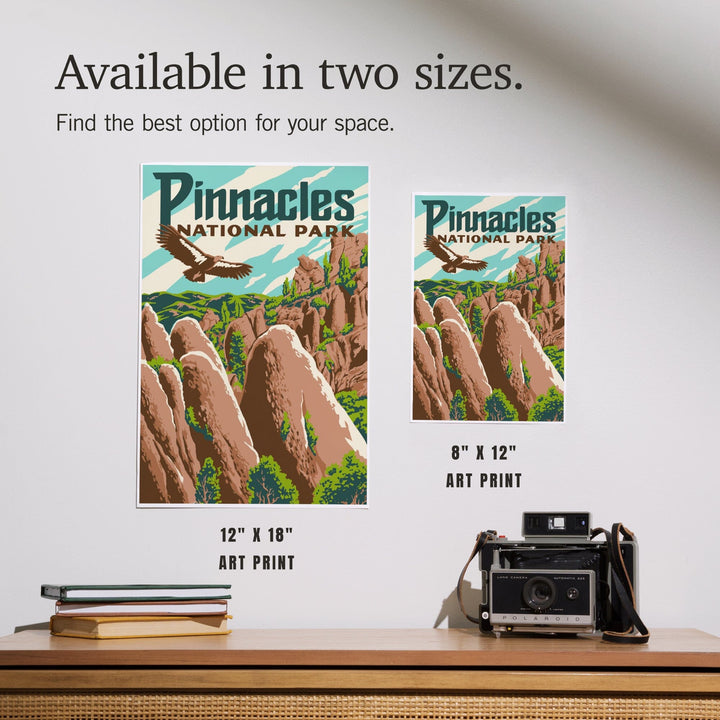 Pinnacles National Park, California, Explorer Series, Pinnacles, Art & Giclee Prints Art Lantern Press 