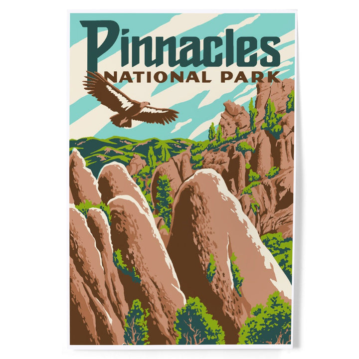 Pinnacles National Park, California, Explorer Series, Pinnacles, Art & Giclee Prints Art Lantern Press 