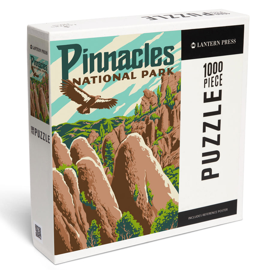 Pinnacles National Park, California, Explorer Series, Pinnacles, Jigsaw Puzzle Puzzle Lantern Press 