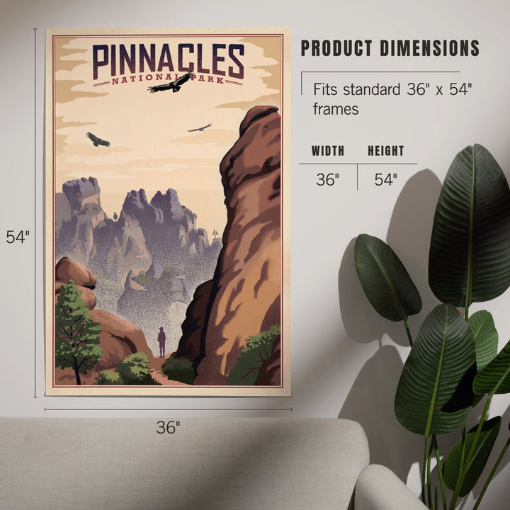 Pinnacles National Park, California, Lithograph, Art & Giclee Prints Art Lantern Press 