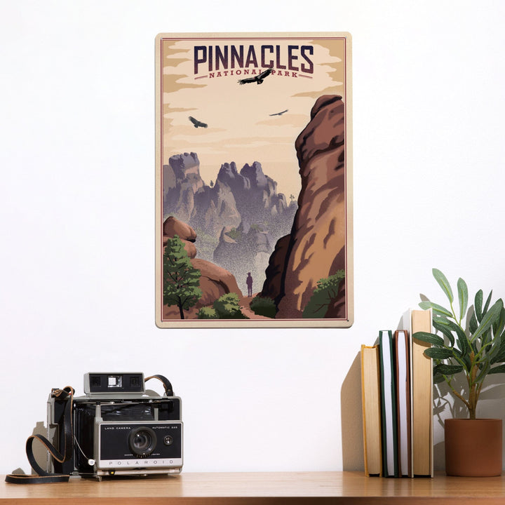 Pinnacles National Park, California, Lithograph, Metal Signs Metal Lantern Press 