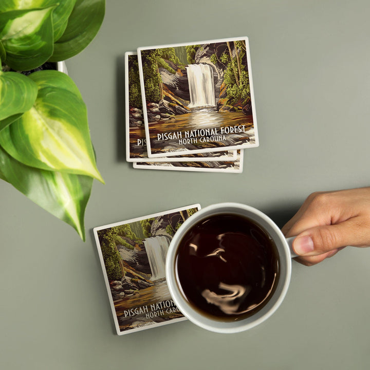 Pisgah National Forest, North Carolina, Coasters Coasters Lantern Press 