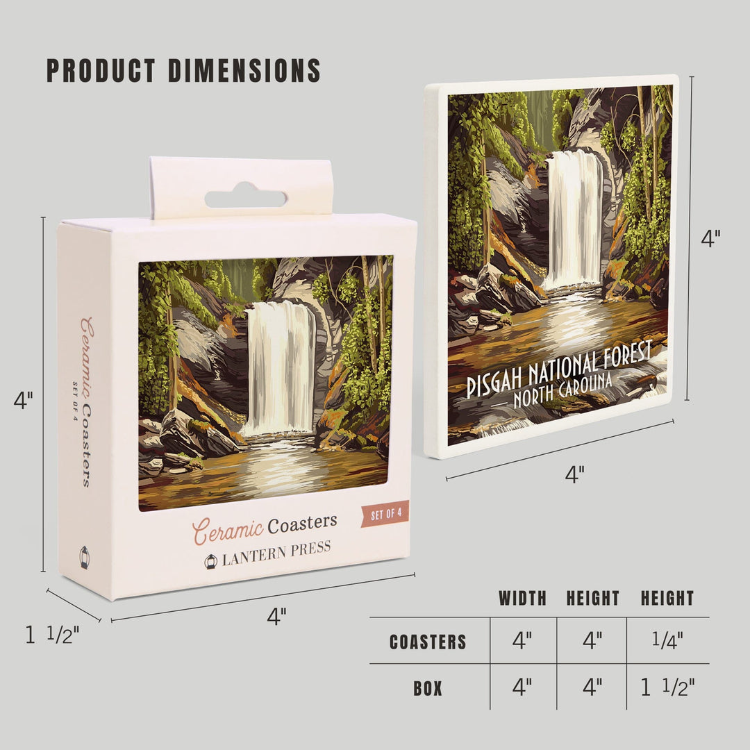 Pisgah National Forest, North Carolina, Coasters Coasters Lantern Press 