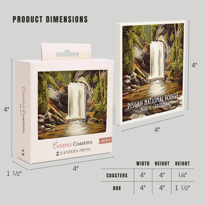 Pisgah National Forest, North Carolina, Coasters Coasters Lantern Press 